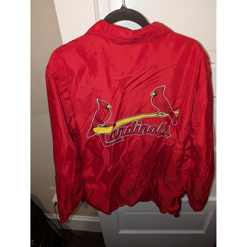 Levi's MLB St Louis Cardinals Red Coaches Jacket Windbreaker Mens XXL XXL